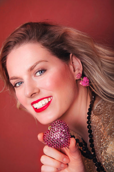 HEIDI DAUS® "Love, Heidi Style" Beaded Crystal Heart Enhancer Toggle Necklace HEIDI DAUS®