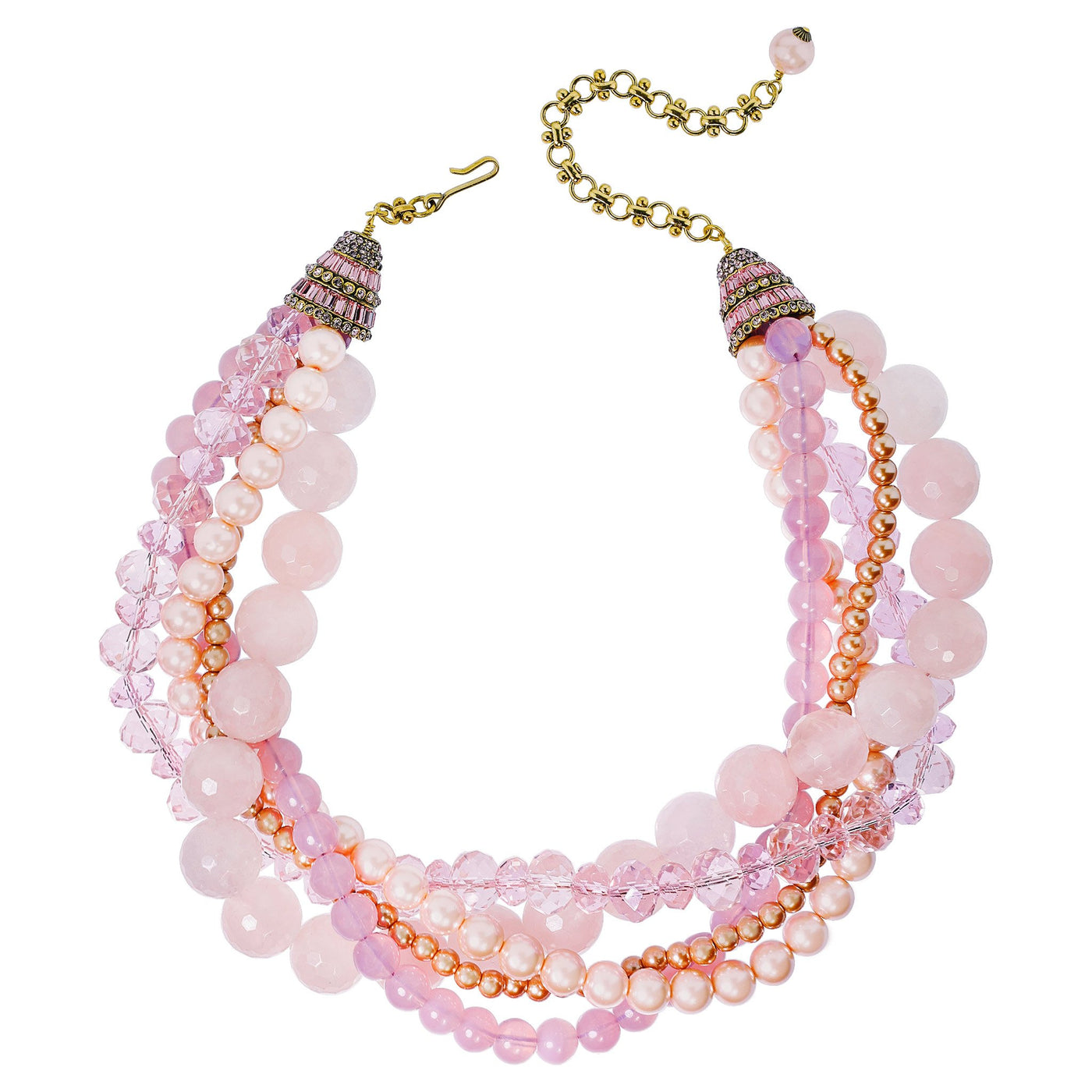 Heidi Daus®"Twinkling Torsade" Multi-Strand Twist Necklace - Heidi Daus®