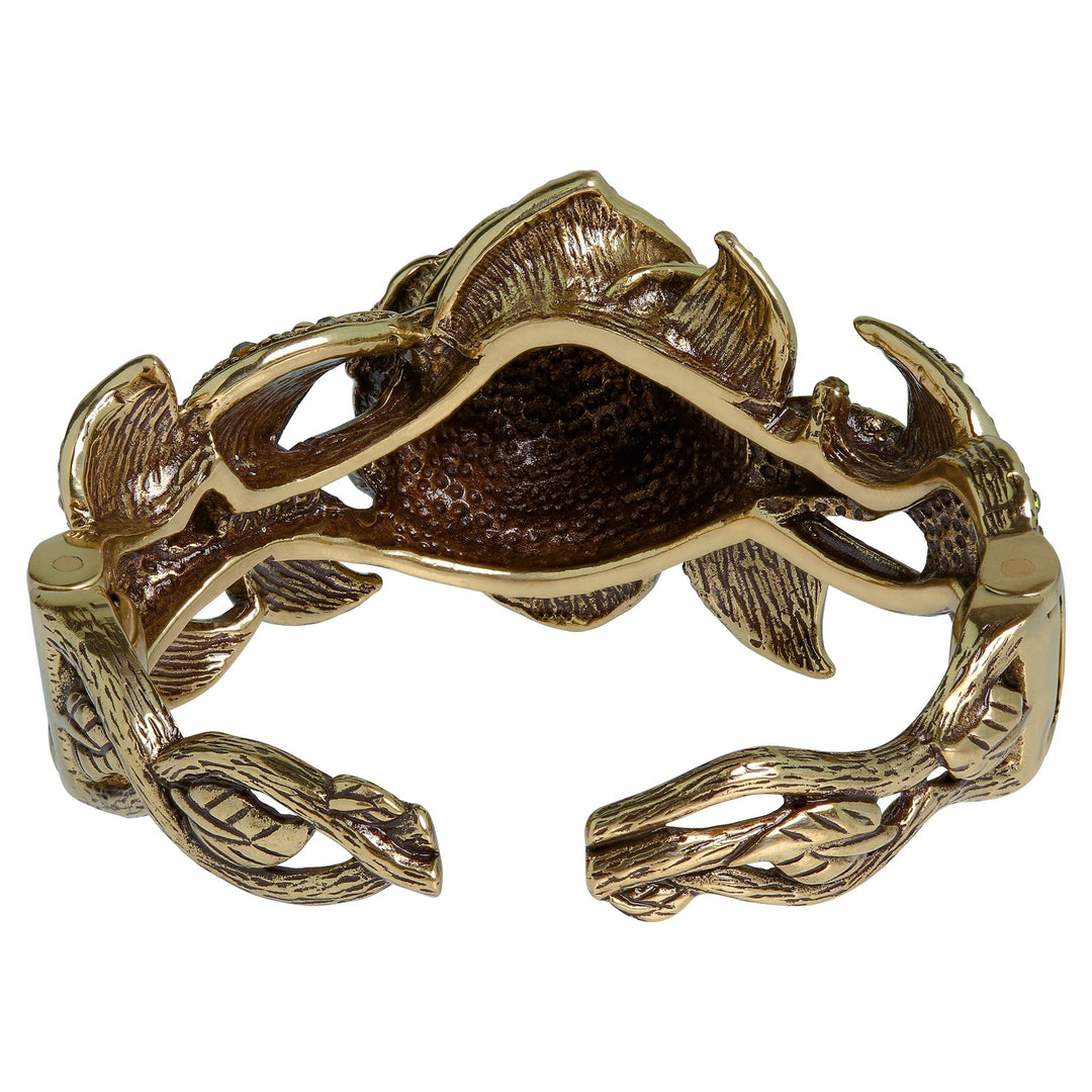 Bague Signée Heidi Daus - Cristal Améthyste Fleuri - Authentique, Sans Prix De Réserve