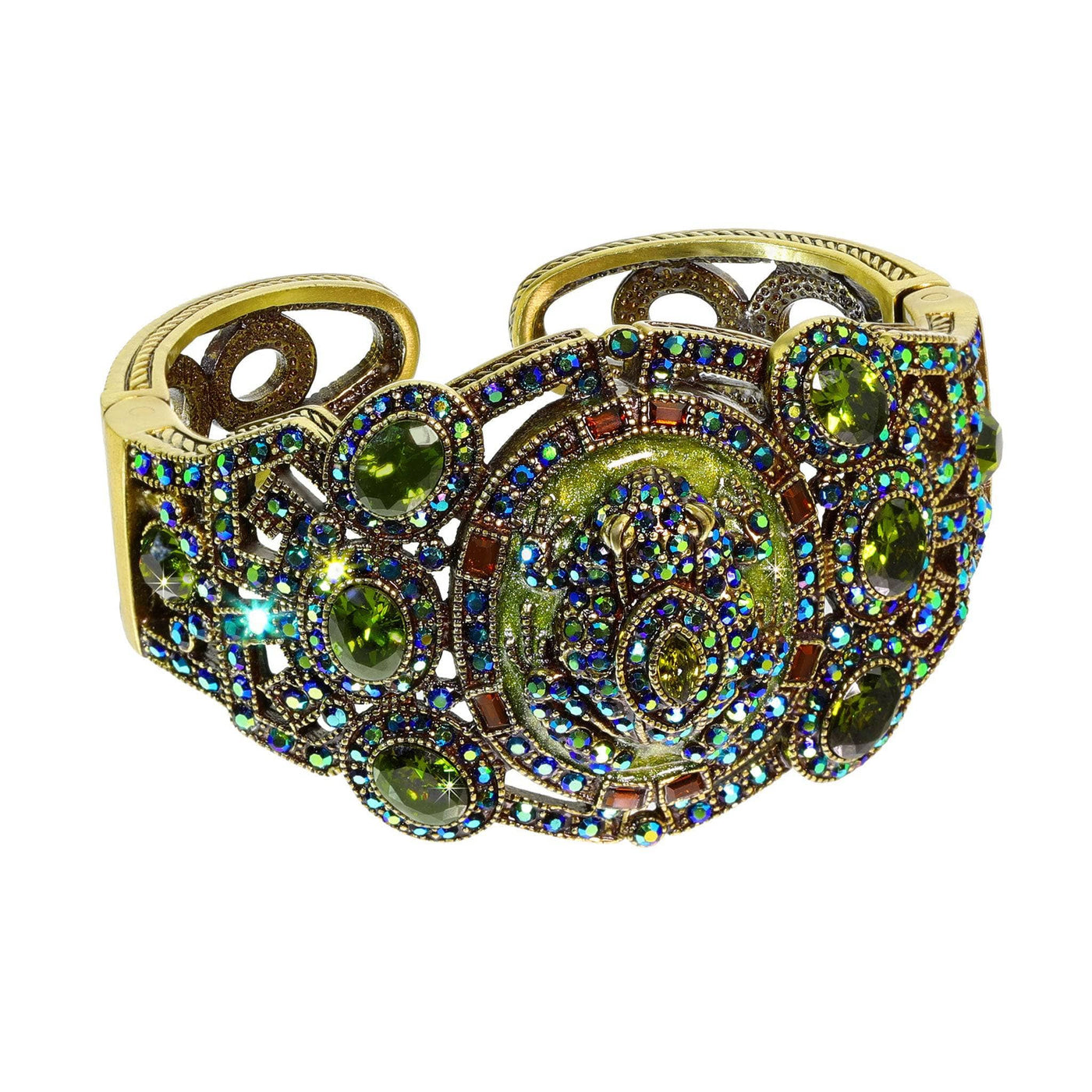 HEIDI DAUS®"Toad-Ally Fabulous" Crystal & Enamel Frog Bracelet