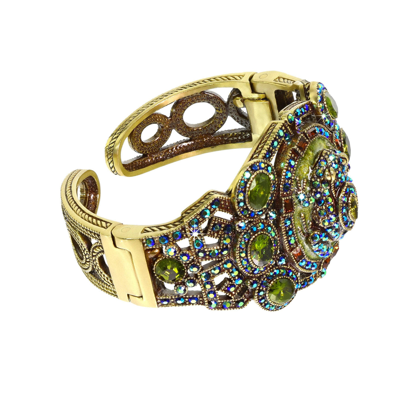 HEIDI DAUS®"Toad-Ally Fabulous" Crystal & Enamel Frog Bracelet