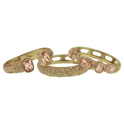 HEIDI DAUS®"Triple Play" Crystal Deco Bracelet Set
