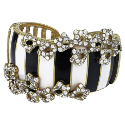 HEIDI DAUS®"Beautiful Banding" Enamel Crystal Bracelet - Heidi Daus®