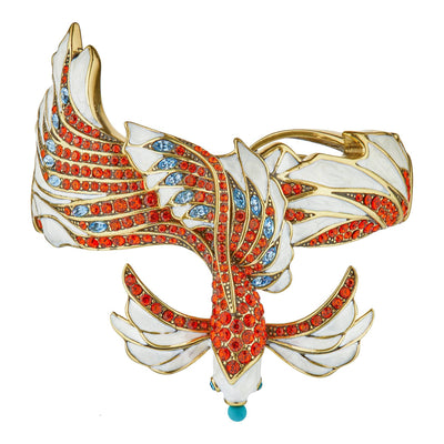 HEIDI DAUS® "Queen Koi" Crystal & Enamel Koi Fish Bracelet