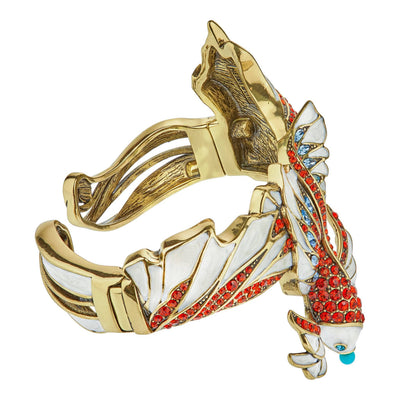 HEIDI DAUS® "Queen Koi" Crystal & Enamel Koi Fish Bracelet
