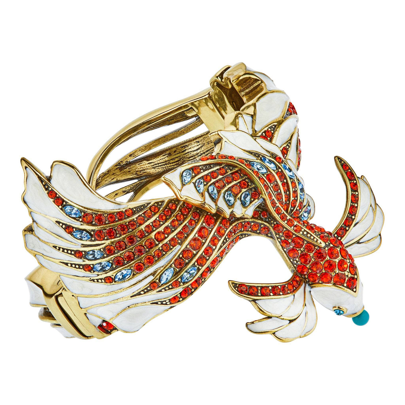 HEIDI DAUS® "Queen Koi" Crystal & Enamel Koi Fish Bracelet