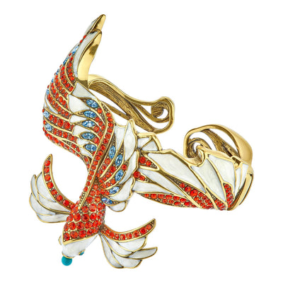 HEIDI DAUS® "Queen Koi" Crystal & Enamel Koi Fish Bracelet
