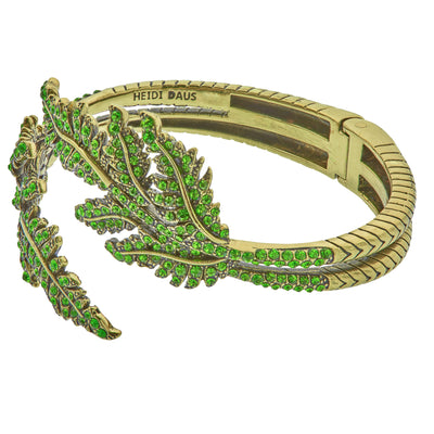 HEIDI DAUS®"Le Fern" Crystal Leaf Bracelet