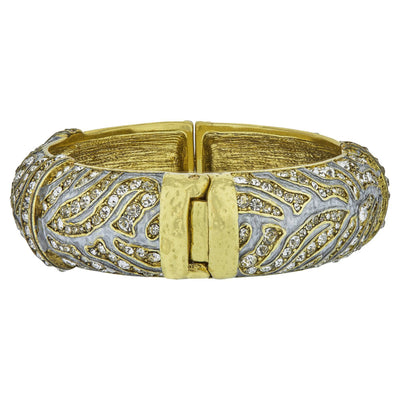 HEIDI DAUS®"Animal Instinct" Enamel Crystal Bracelet