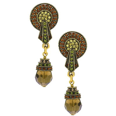 "Sparkling Opulence" Beaded Crystal Dangle Earring - Heidi Daus®