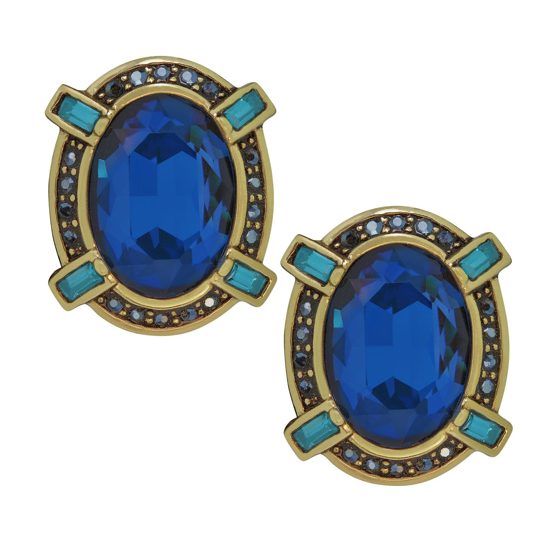 Heidi Daus®"Bold & Beautiful" Crystal Button Earring HEIDI DAUS®