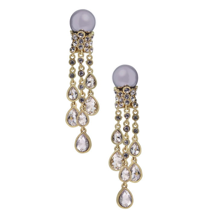 Heidi Daus® "Elegant Tear Drop" Beaded Crystal Drop Earrings HEIDI DAUS®