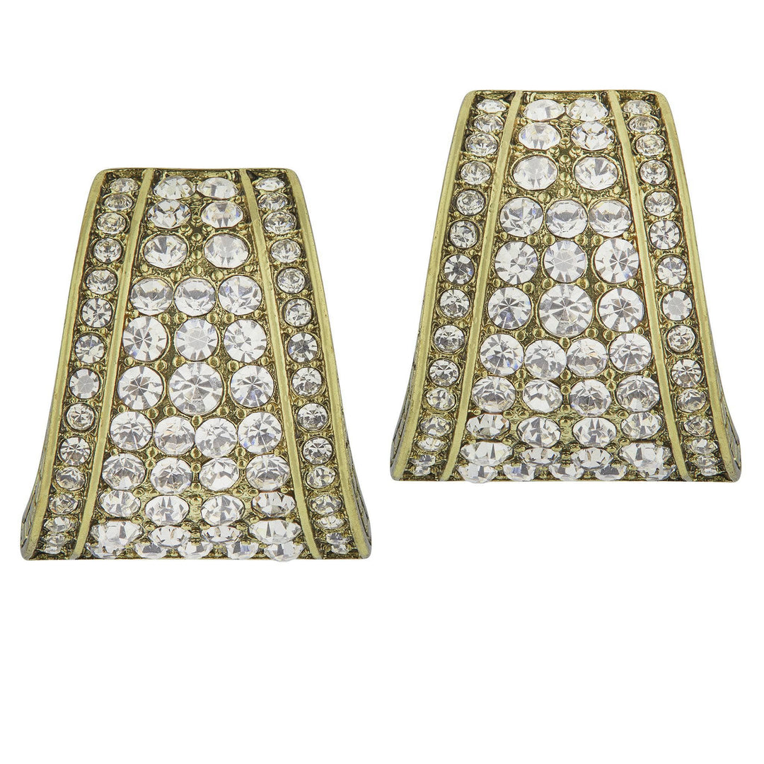 Heidi Daus®"Say it with Style Hug" Crystal Button Earring HEIDI DAUS®