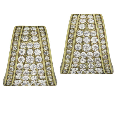 Heidi Daus®"Say it with Style Hug" Crystal Button Earring