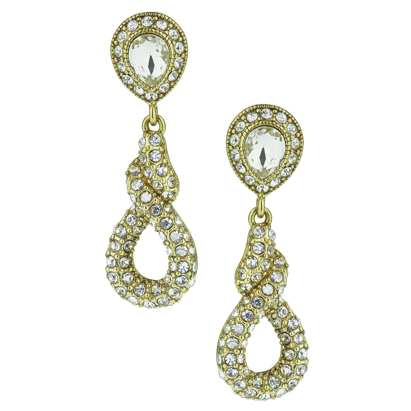 Heidi Daus®"Sleek and Sophisticated" Crystal Earrings