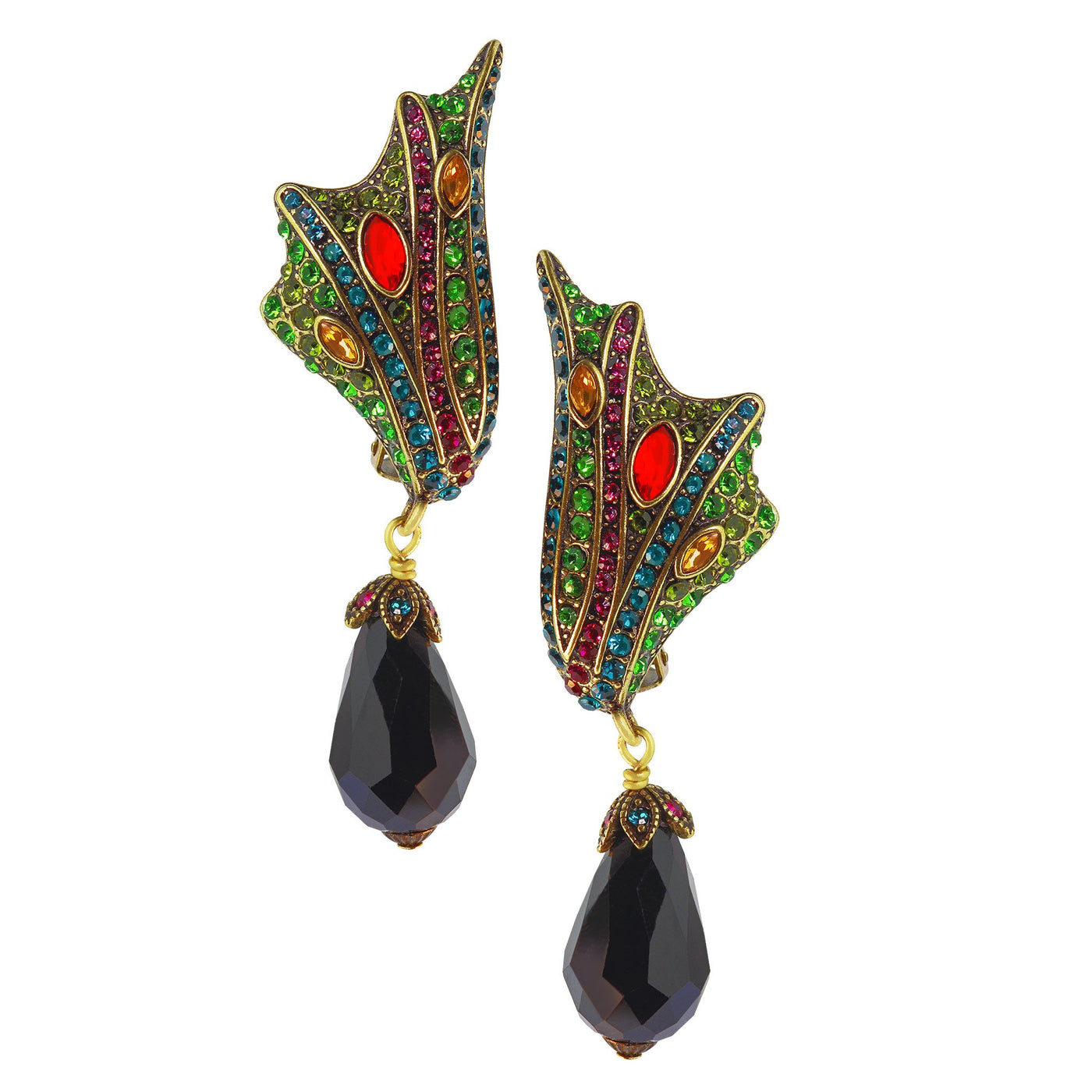 HEIDI DAUS®"Mythical Masterpiece" Beaded Crystal Drop Earrings - Heidi Daus®