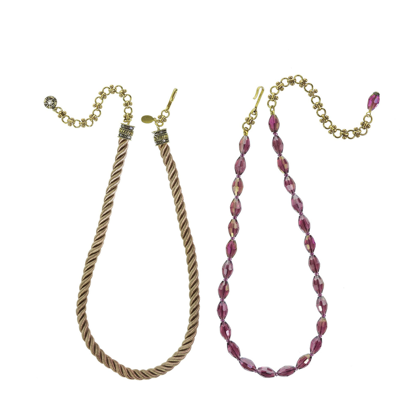 HEIDI DAUS® "Elegant Essential" Pin Enhancer Bead & Cord Necklace Set - Heidi Daus®