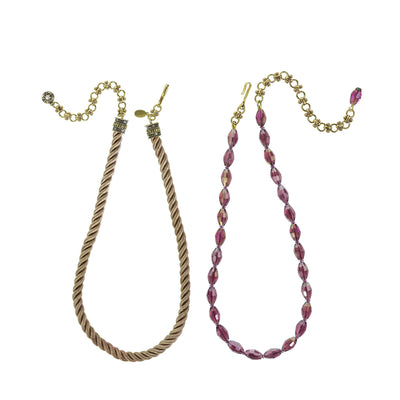 HEIDI DAUS® "Elegant Essential" Pin Enhancer Bead & Cord Necklace Set - Heidi Daus®