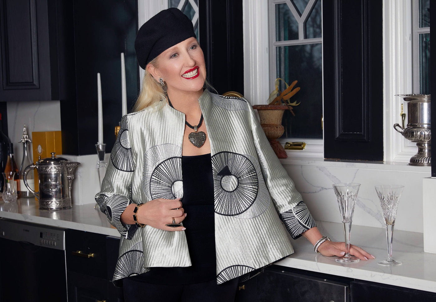 HEIDI DAUS®"Love, Heidi Style" Chain Crystal Heart Enhancer Toggle Necklace HEIDI DAUS®