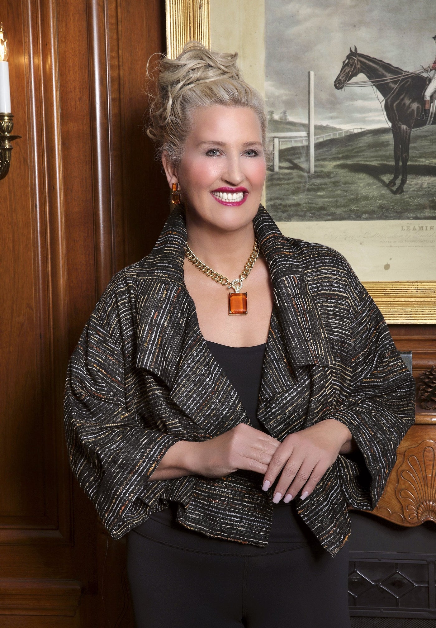 HEIDI DAUS®"Hot Rocks" Chain Crystal Toggle Enhancer Necklace HEIDI DAUS®