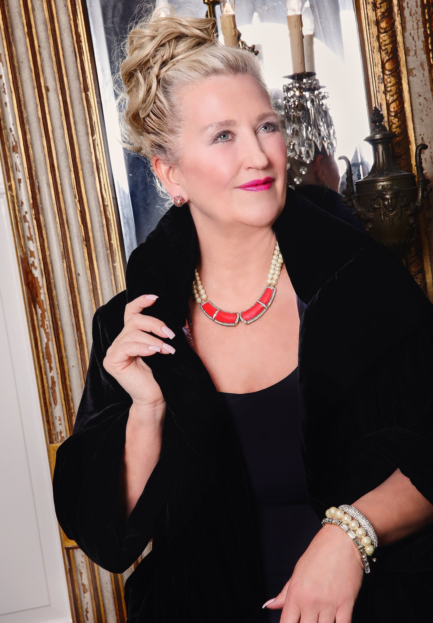 Heidi Daus® "Bar Harbor Elegance" Beaded Enamel & Crystal Necklace