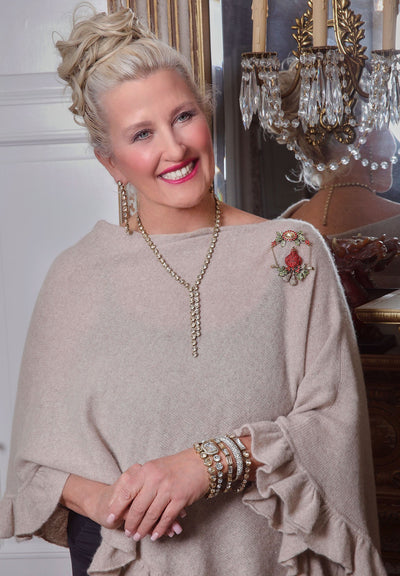 Heidi Daus®"On Line" Baguette and Round Cut Crystal Layout Bracelet