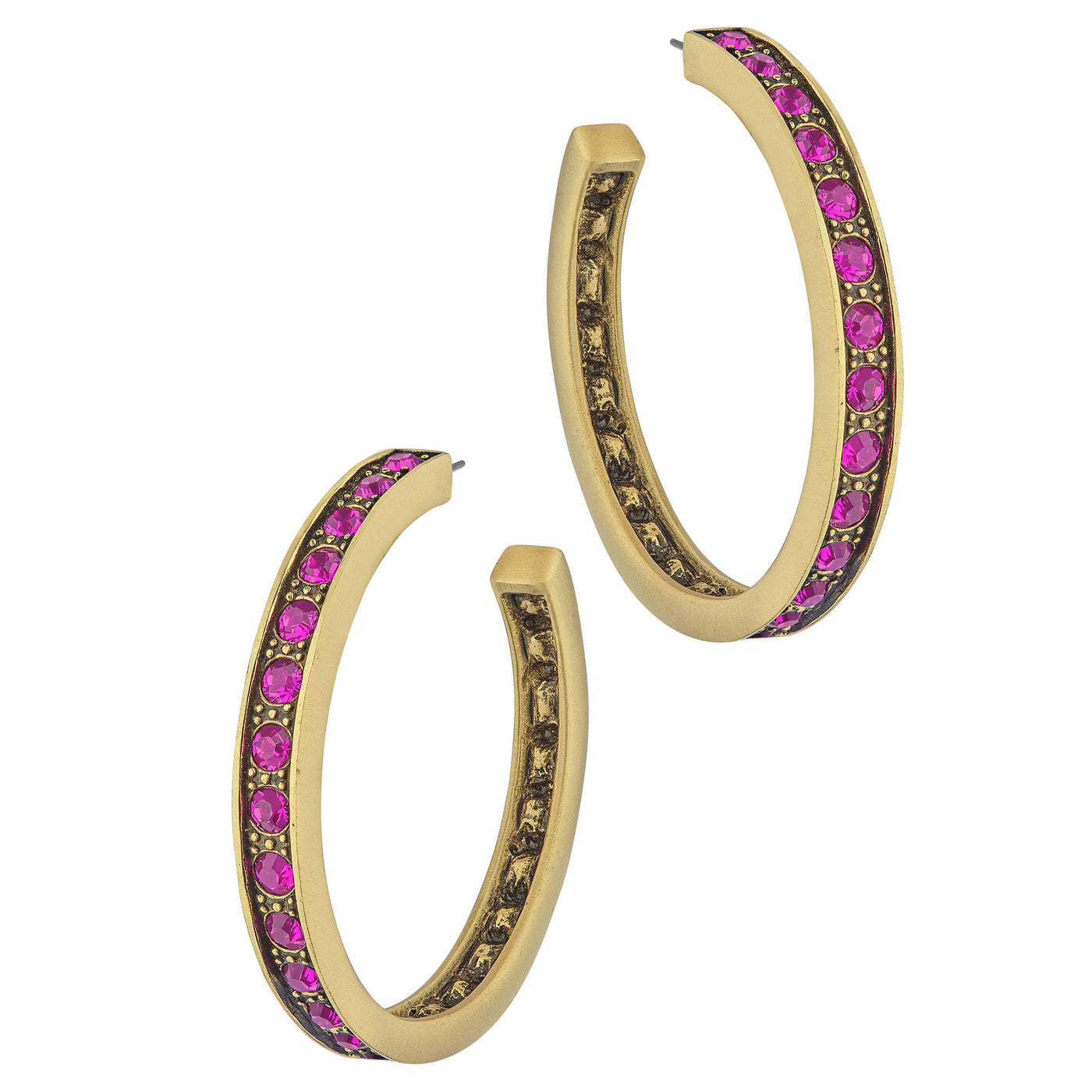 HEIDI DAUS®"Mega Hoop" Crystal Hoop Earrings