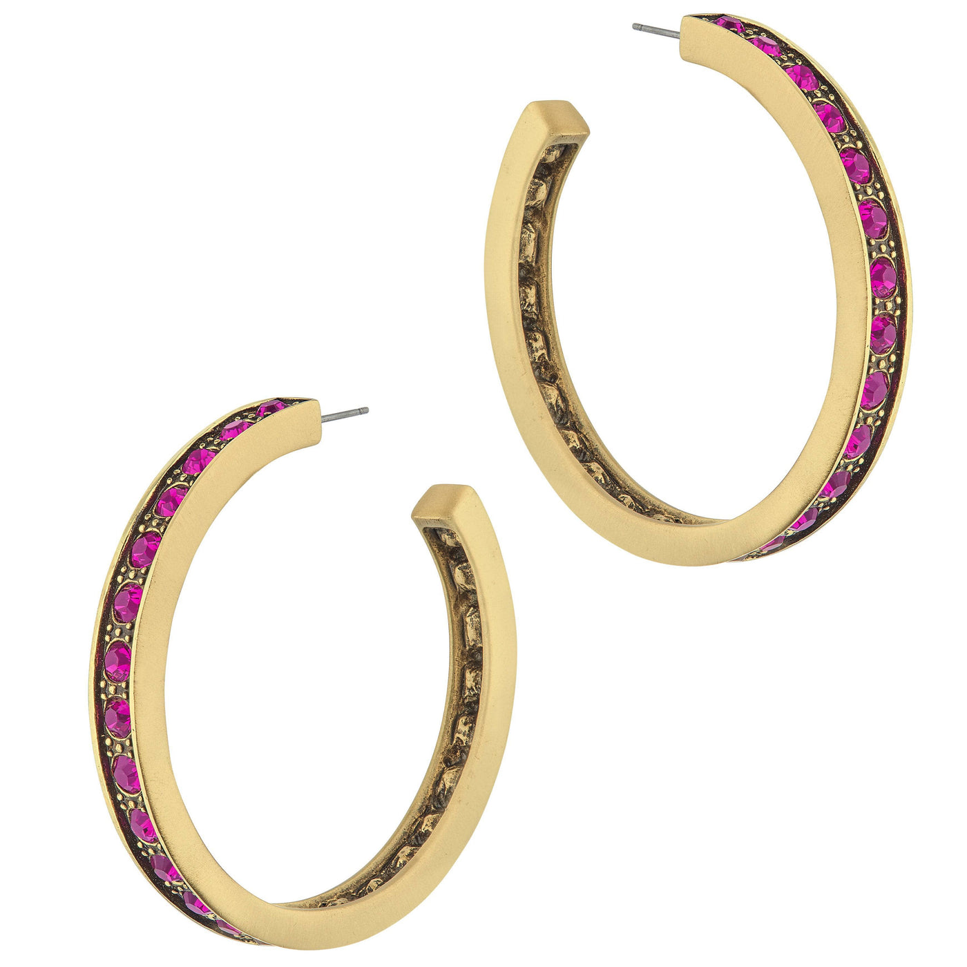 HEIDI DAUS®"Mega Hoop" Crystal Hoop Earrings