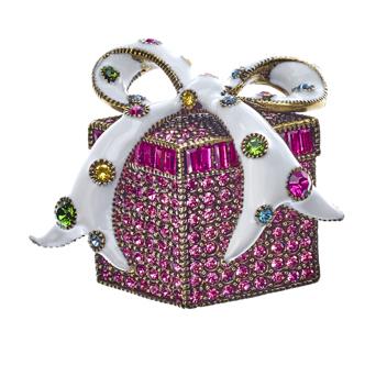 "Glamorous Gift" Crystal Gift Box Pin - Heidi Daus®