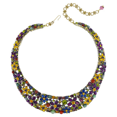 "Fantasy in Floral" Crystal Floral Necklace - Heidi Daus®