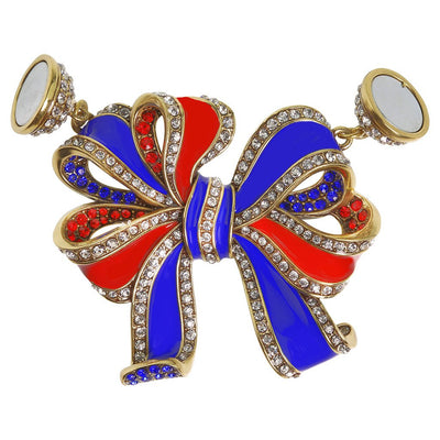 HEIDI DAUS®"Feminine Touch" Enamel Crystal Bow Magnet Charm - Heidi Daus®