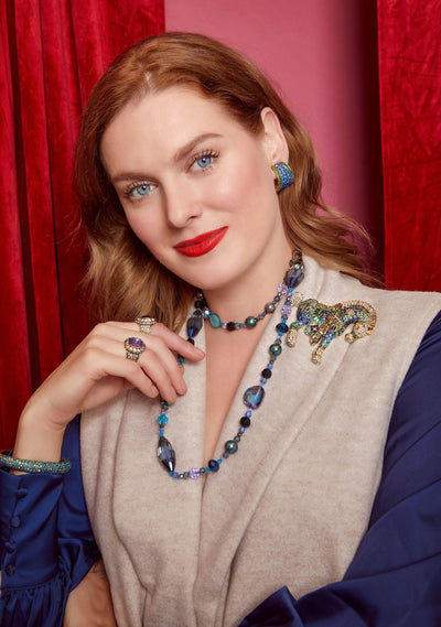 HEIDI DAUS®"Strong Horse" Crystal Horse Pin HEIDI DAUS®