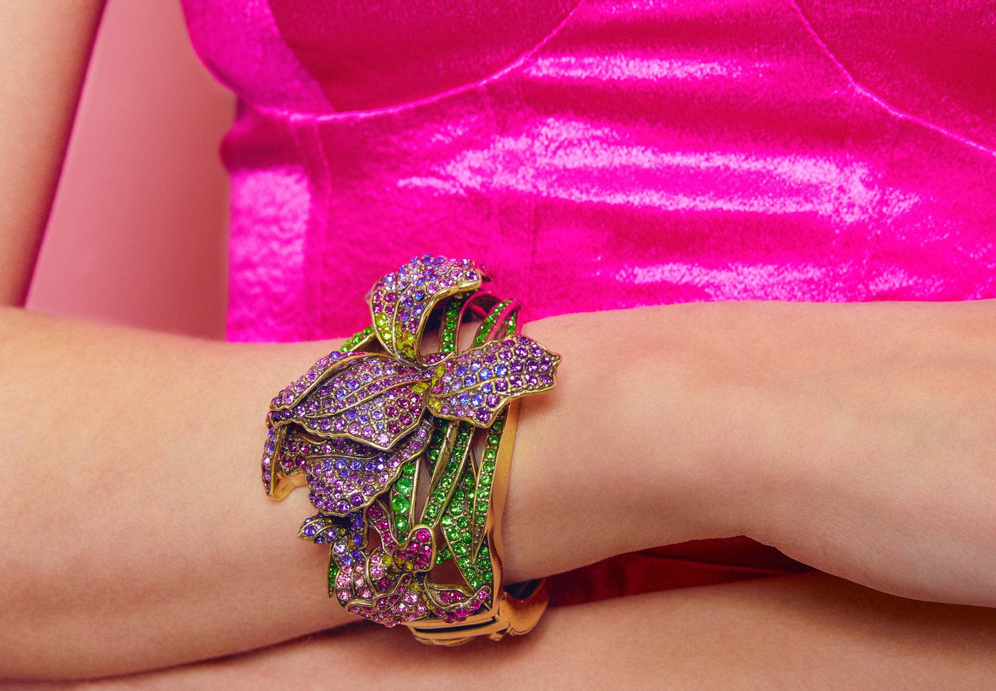 HEIDI DAUS®"Early Bloomer" Crystal Flower Bracelet