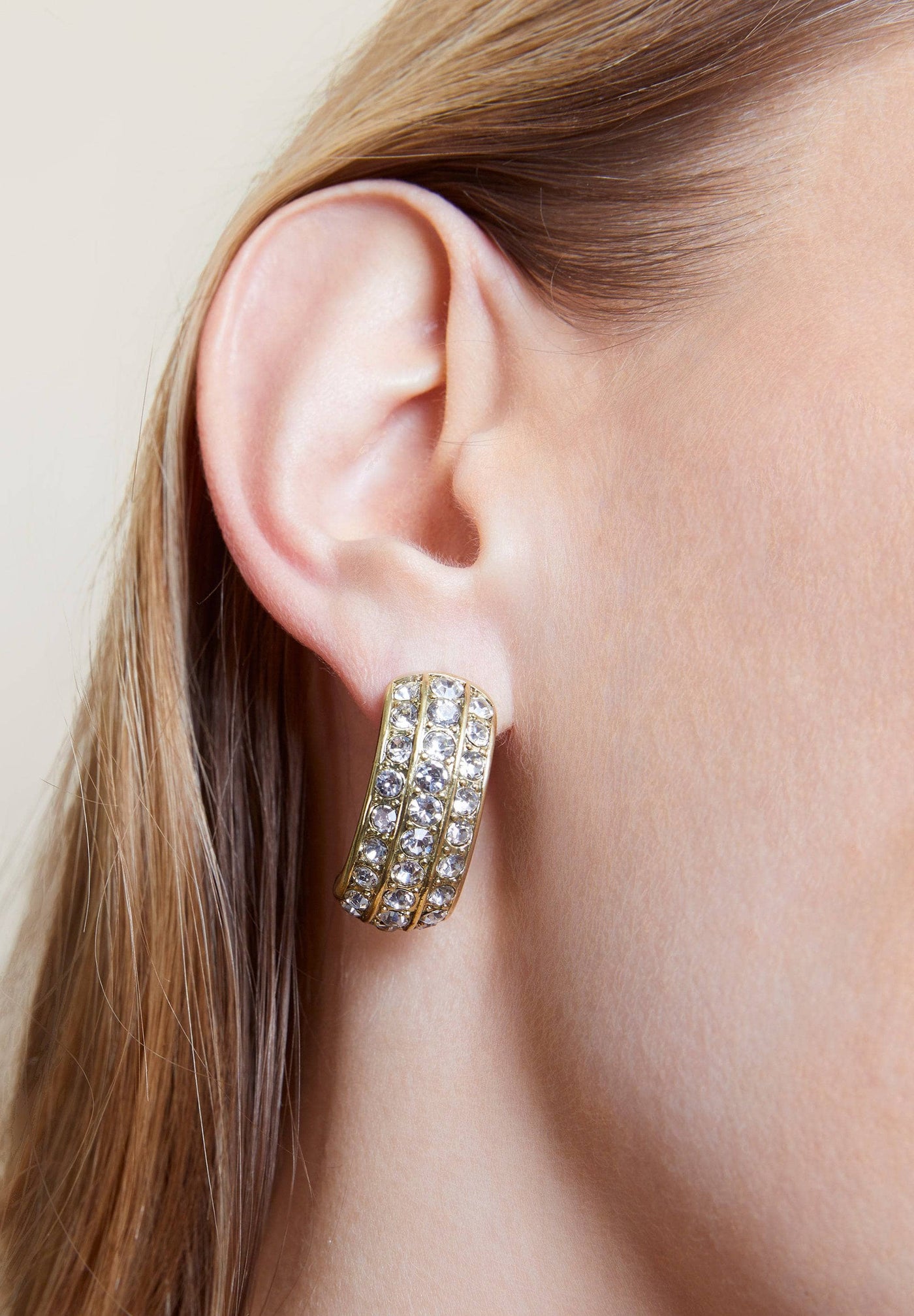 Heidi Daus®"Link In My Chain" Crystal Hoop Earrings