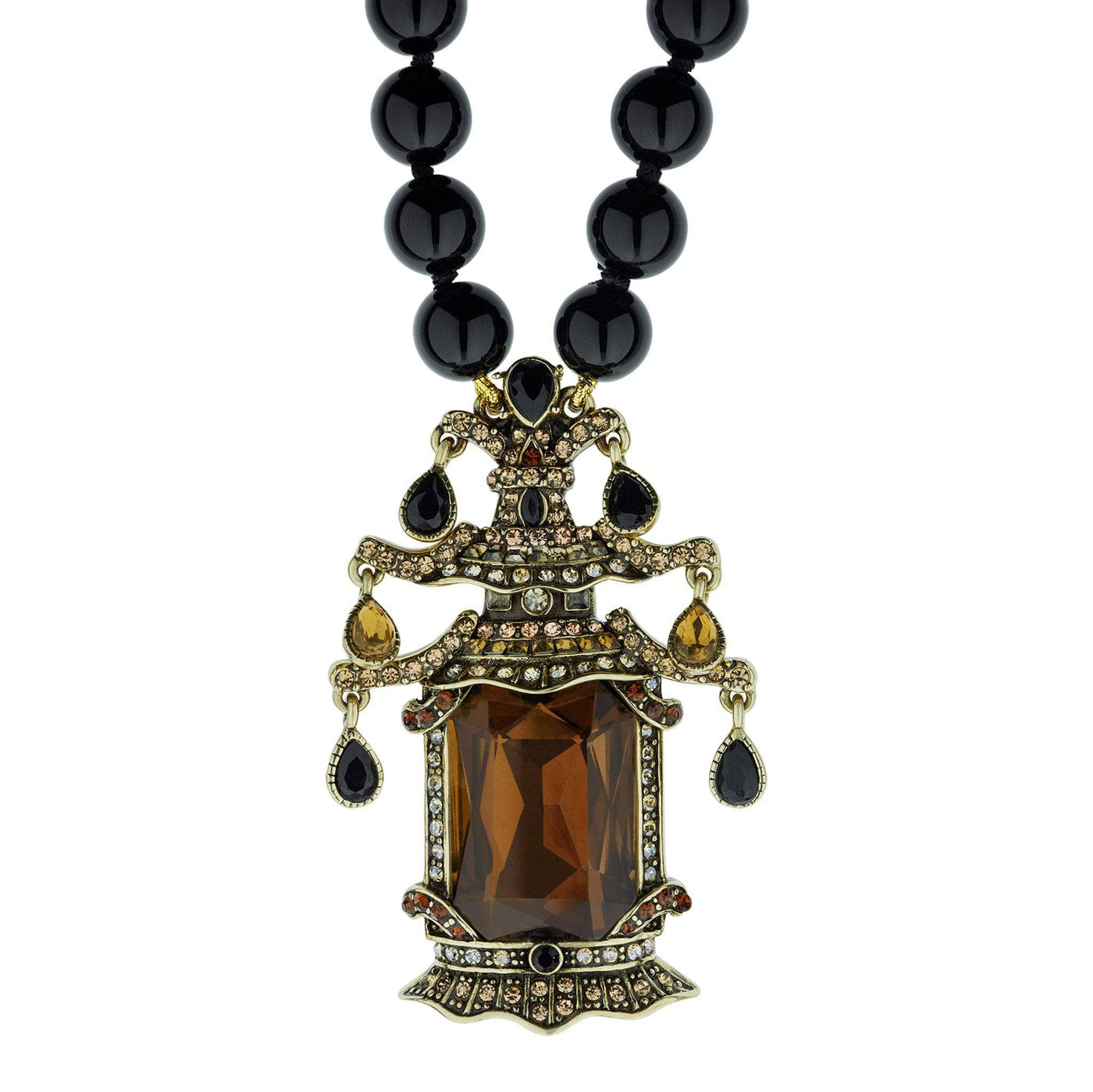 HEIDI DAUS®"Imperial Pagoda" Beaded Crystal Necklace