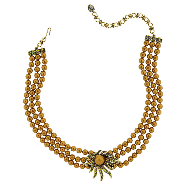 HEIDI DAUS®"Sublime Star" Beaded Crystal Star Necklace HEIDI DAUS®
