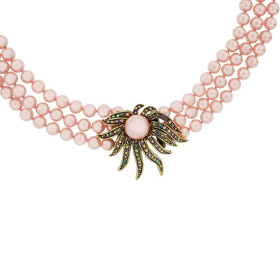 HEIDI DAUS®"Sublime Star" Beaded Crystal Star Necklace