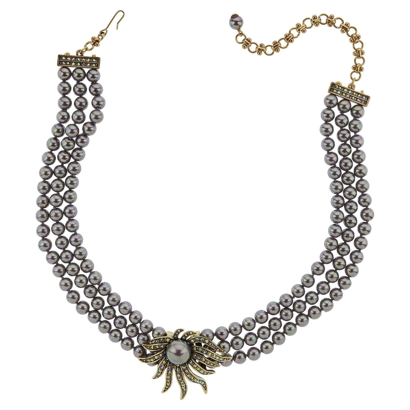 HEIDI DAUS®"Sublime Star" Beaded Crystal Star Necklace