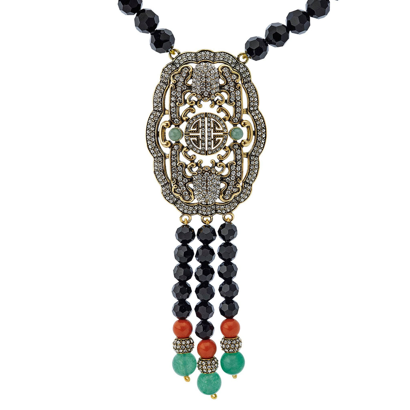 HEIDI DAUS®"Here's to Life" Beaded Crystal Chinoise Necklace