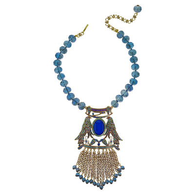 HEIDI DAUS®"Past Perfected" Enamel Beaded Crystal Bird Necklace - Heidi Daus®