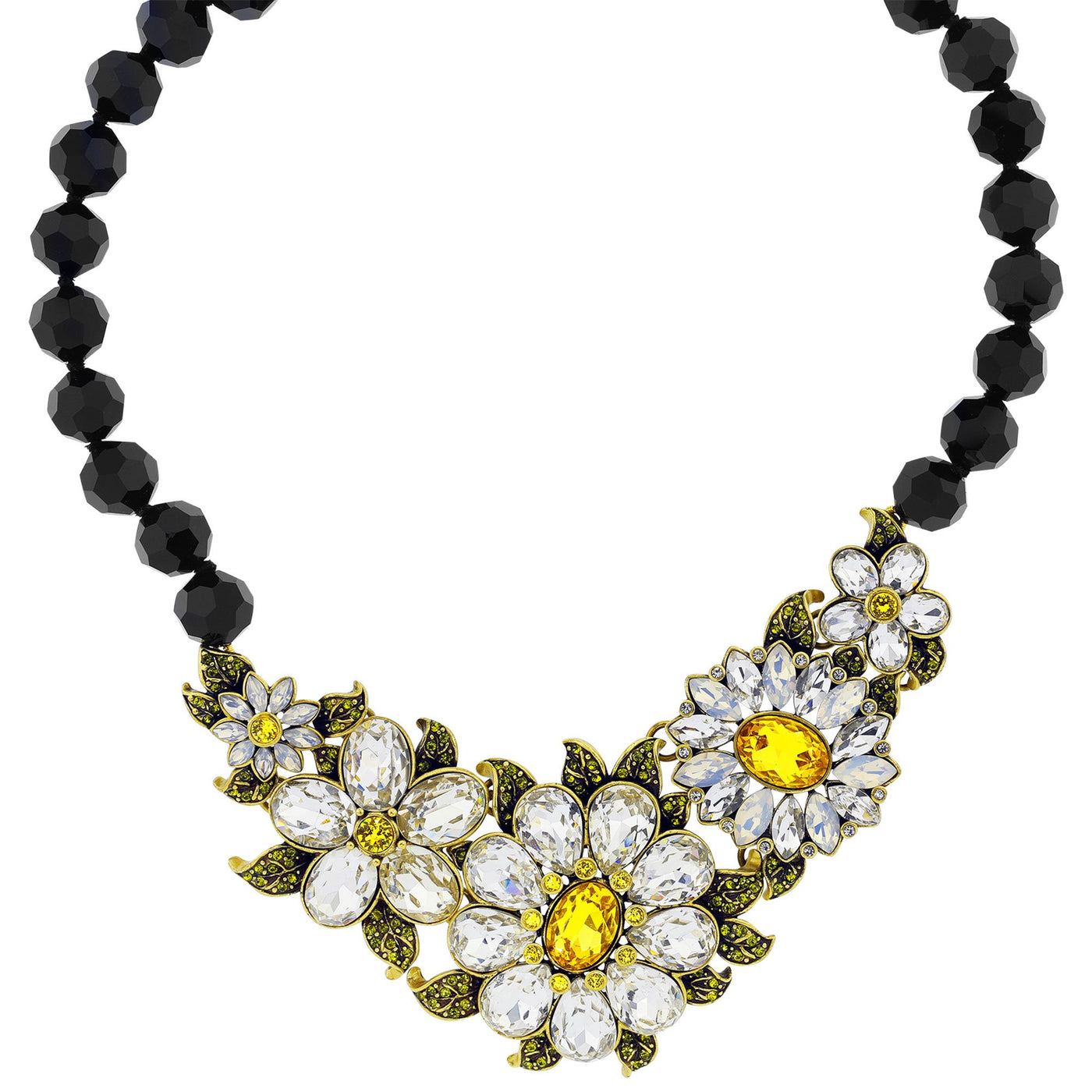 "Glorious Garden" Crystal Floral Necklace - Heidi Daus®