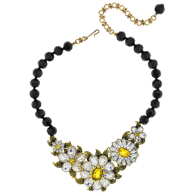 "Glorious Garden" Crystal Floral Necklace - Heidi Daus®