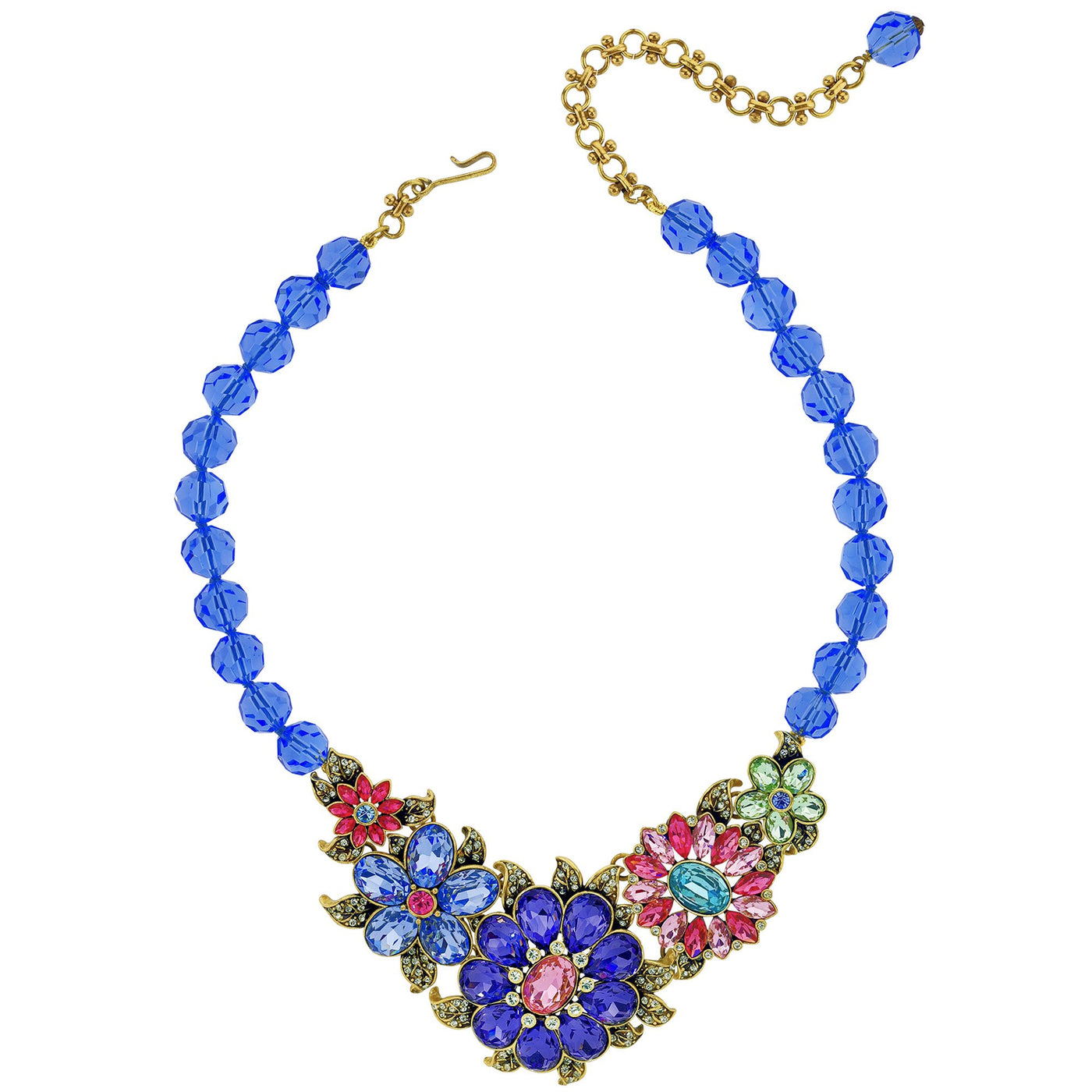 "Glorious Garden" Crystal Floral Necklace - Heidi Daus®