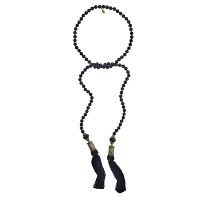 HEIDI DAUS® "Chinoise Tassel" Beaded Crystal Tassel Lariat Necklace