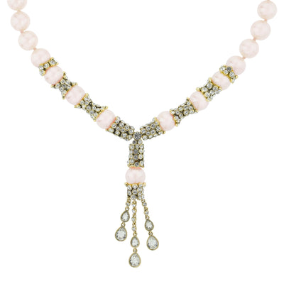 Heidi Daus® "Elegant Tear Drop" Beaded Crystal Necklace
