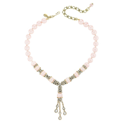 Heidi Daus® "Elegant Tear Drop" Beaded Crystal Necklace