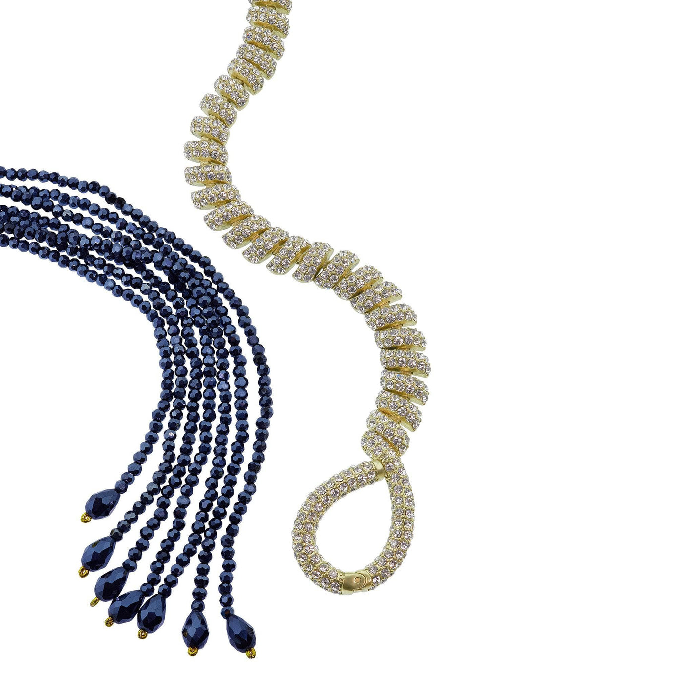 Heidi Daus®"Sleek and Sophisticated" Crystal & Beaded Necklace