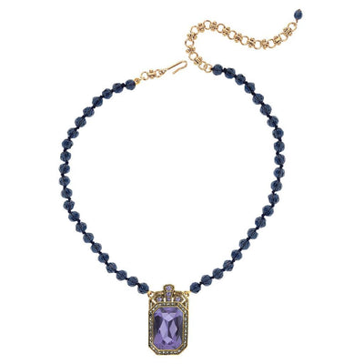 HEIDI DAUS®"Deco Trilogy" Crystal Beaded Pendant Necklace