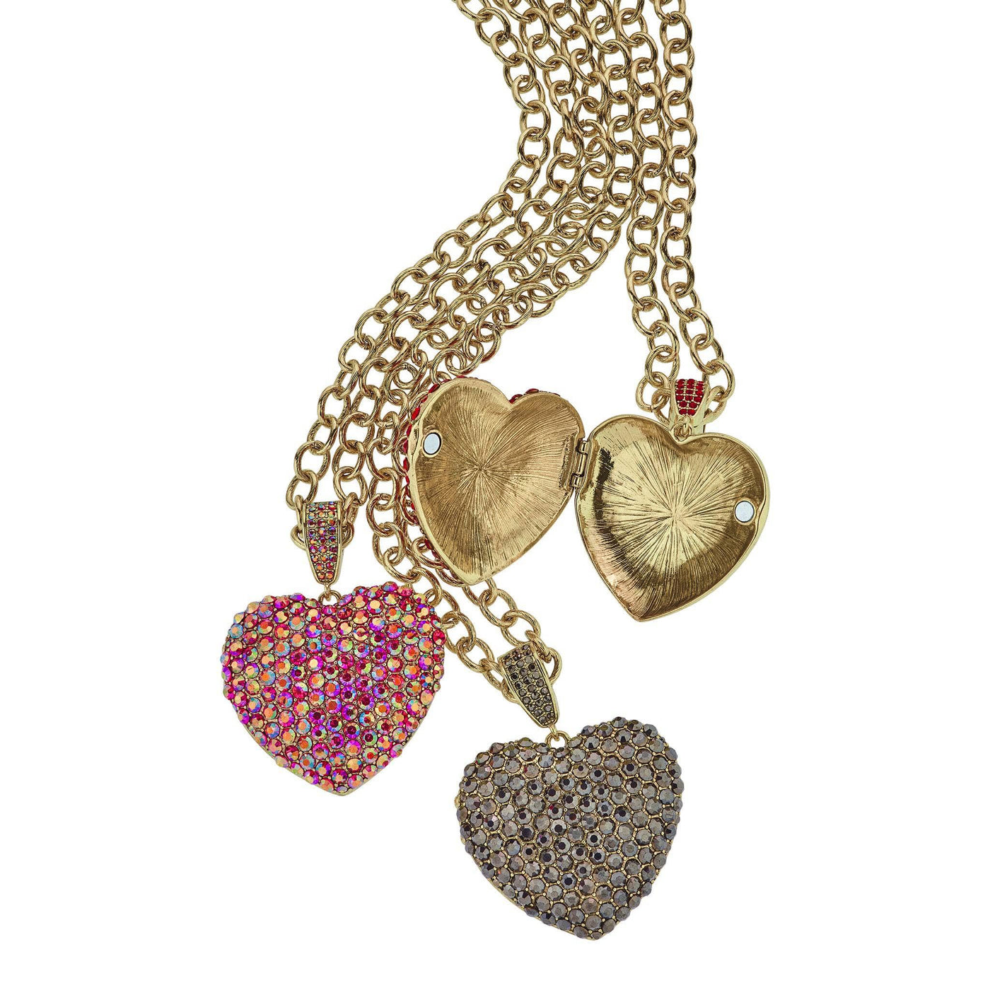 HEIDI DAUS®"Love, Heidi Style" Chain Crystal Heart Enhancer Toggle Necklace HEIDI DAUS®