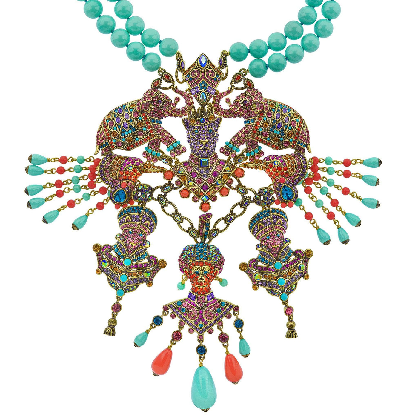 HEIDI DAUS® "Court Of Critters" Grande Crystal Necklace